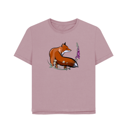 Mauve Printed T-shirt Front