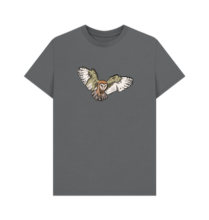 Slate Grey Printed T-shirt Front