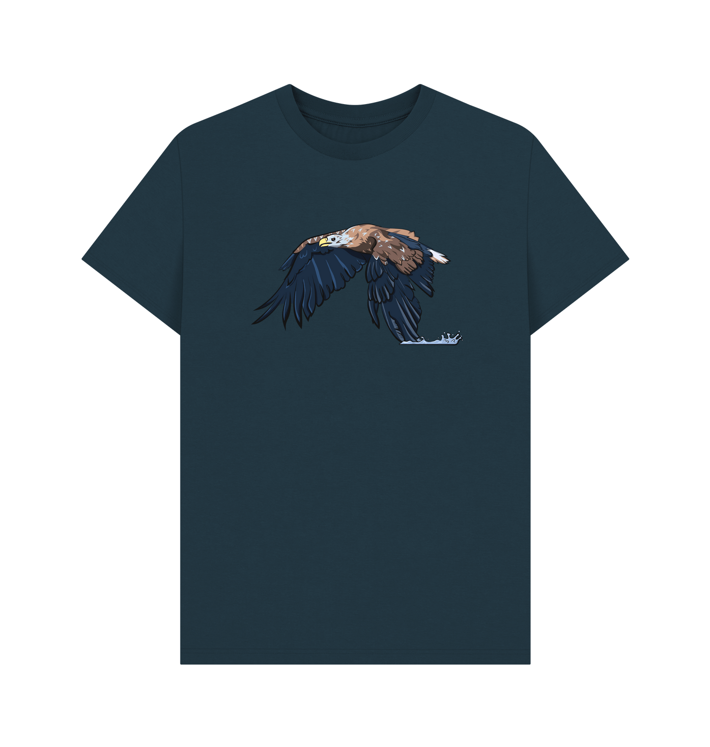 Denim Blue Printed T-shirt Front