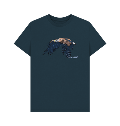 Denim Blue Printed T-shirt Front