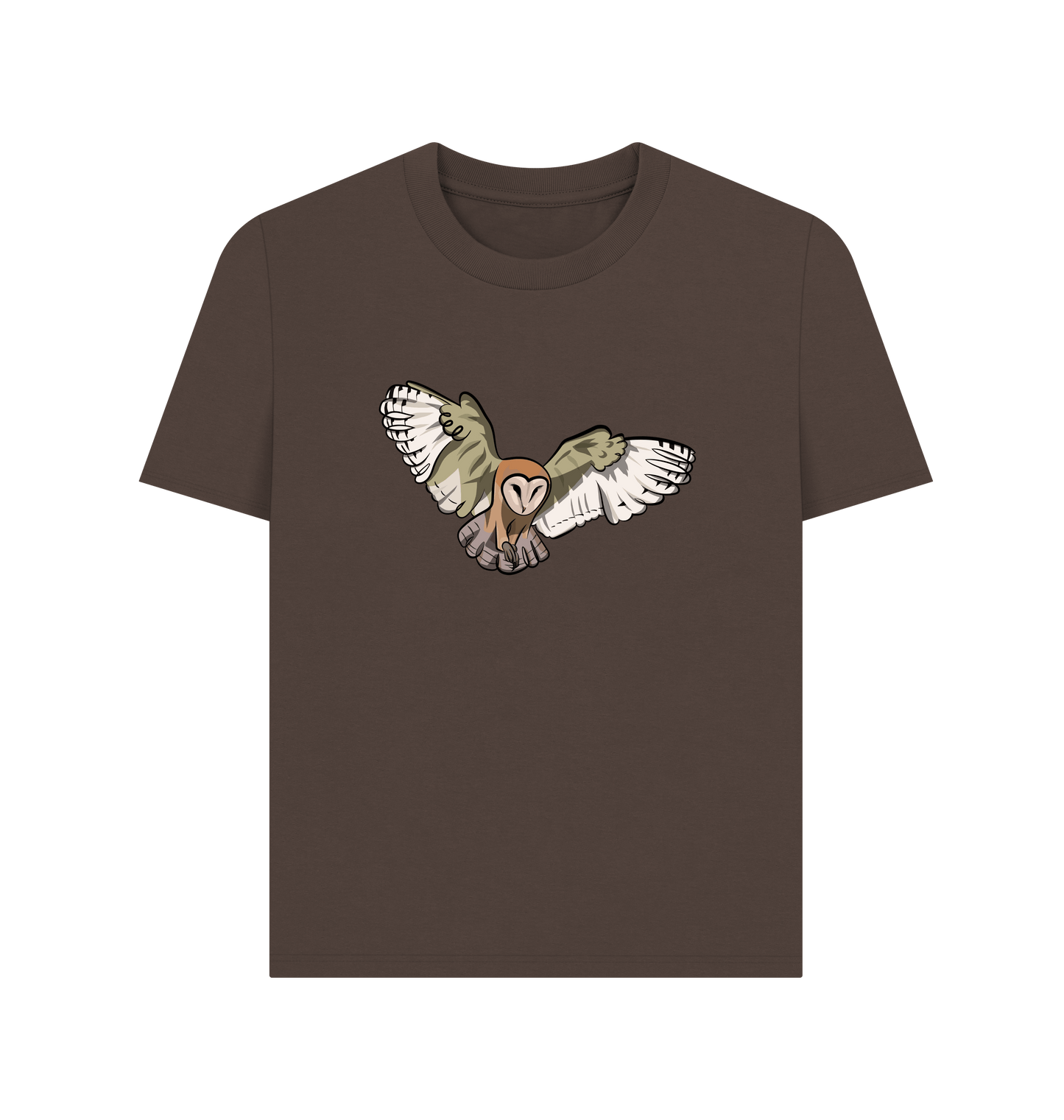 Chocolate Printed T-shirt Front