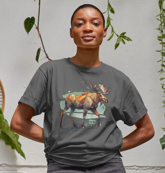 Mighty Moose Mosaic Women's Relaxed-Fit T-Shirt