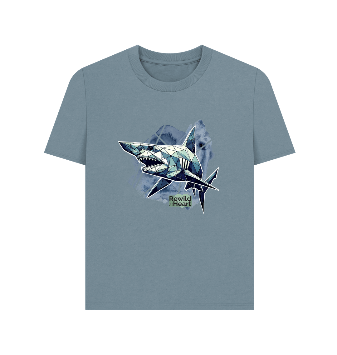 Stone Blue Goblin Shark Women's Classic T-Shirt