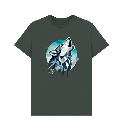 Dark Grey Primal Wolf Howl Men's T-Shirt