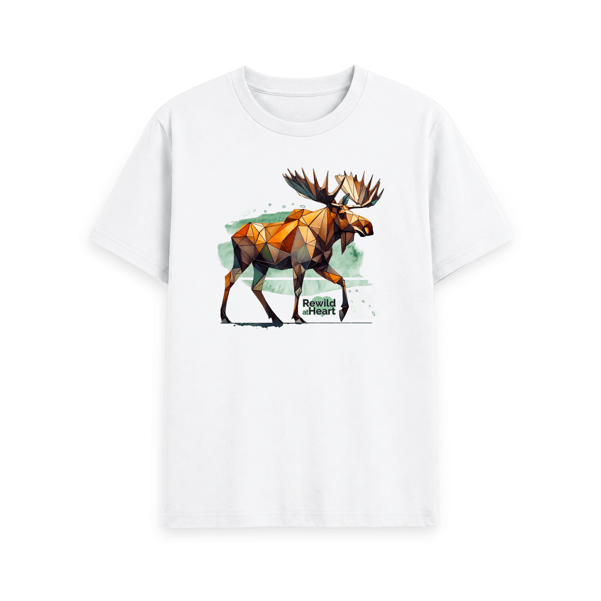 White Printed T-shirt Front