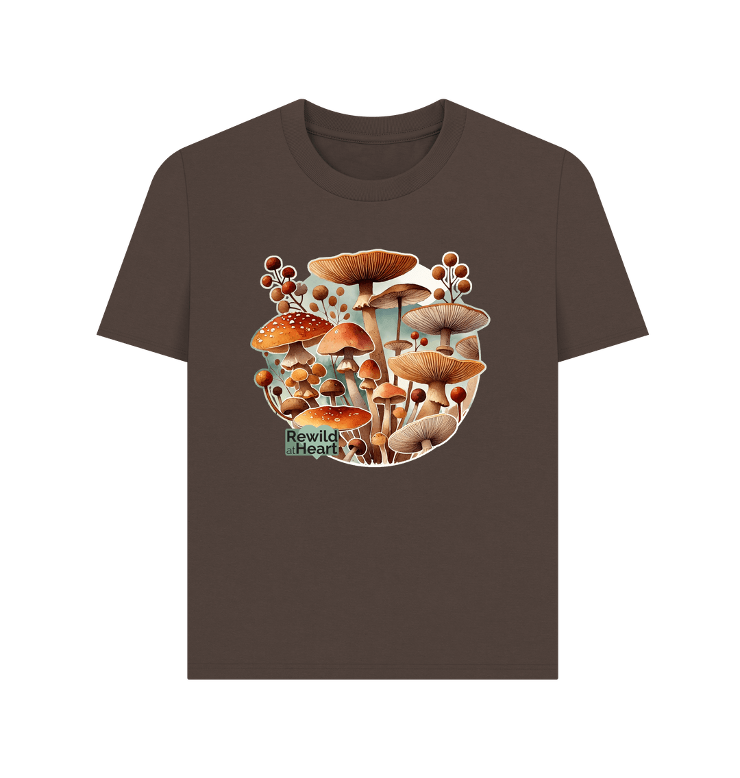 Chocolate Mushroom Bloom Women's Classic T-Shirt