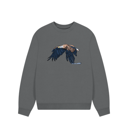 Slate Grey Printed Sweater Front