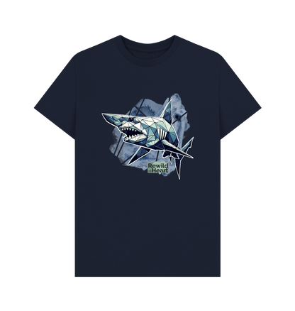 Navy Blue Goblin Shark Men's T-Shirt