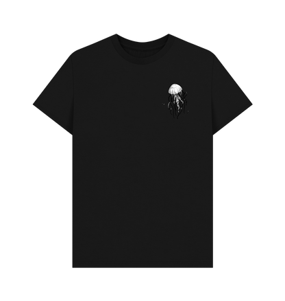 Black Printed T-shirt Front