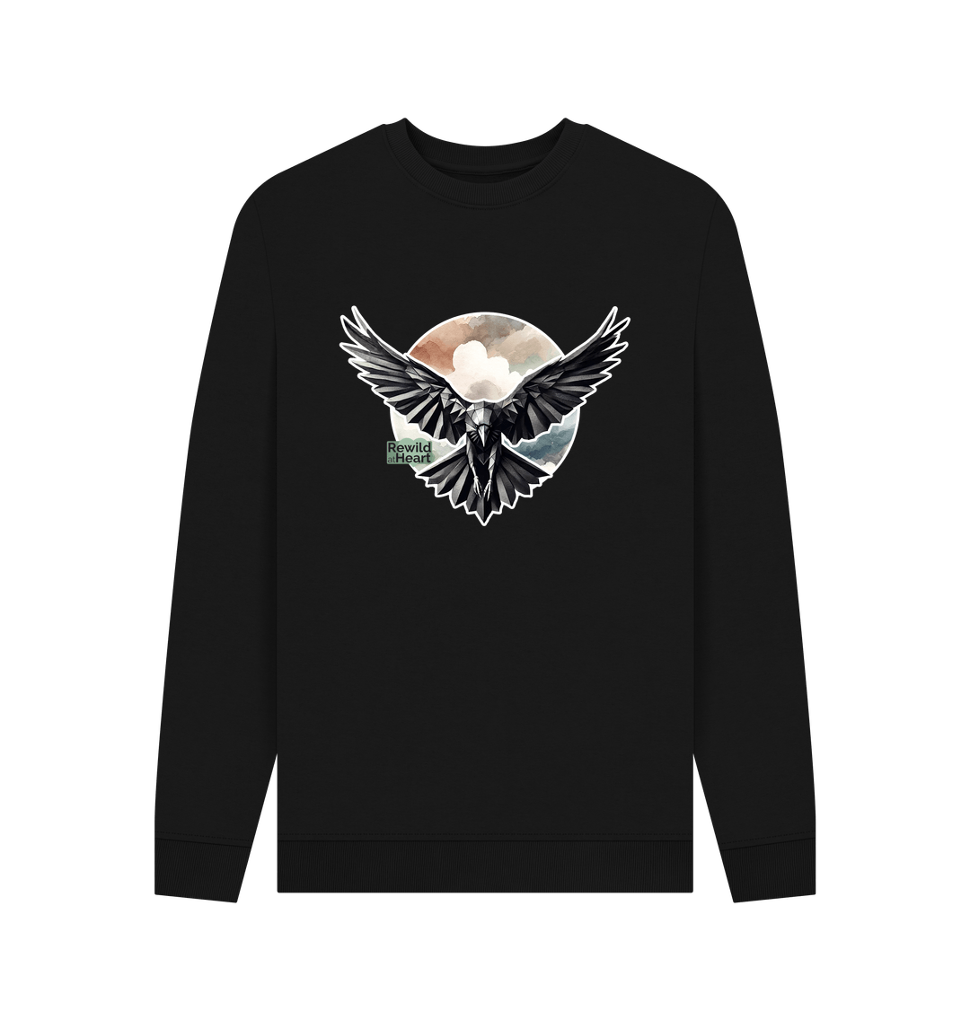 Black Raven Flight Men's Sweater