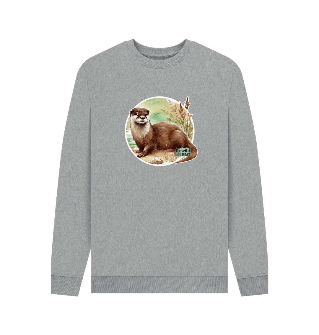 Light Heather Riverside Otter Men's Sweater