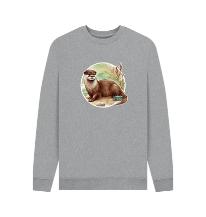 Light Heather Riverside Otter Men's Sweater