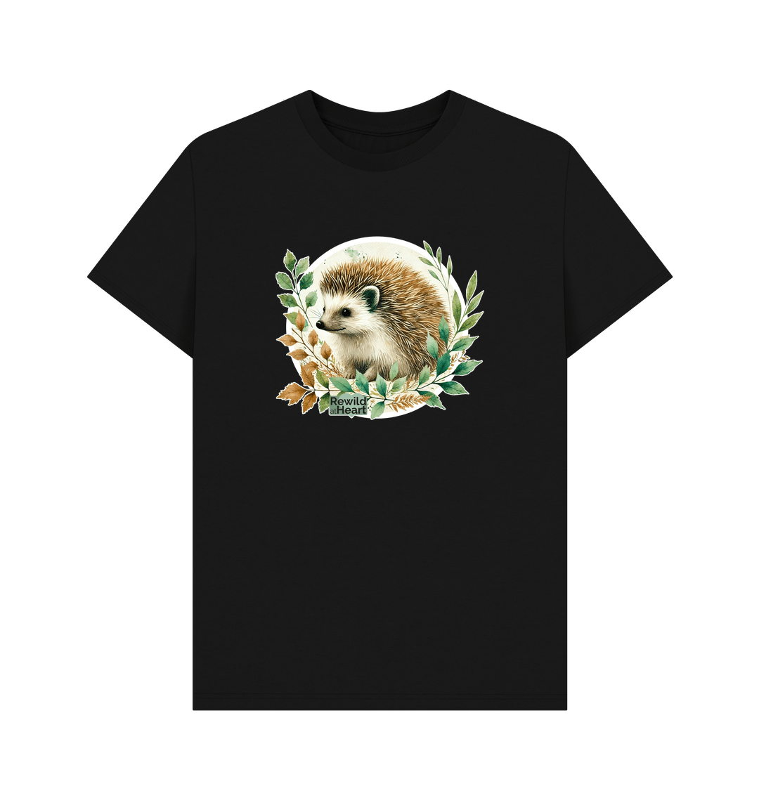 Black Hedgehog Harmony Men's T-Shirt