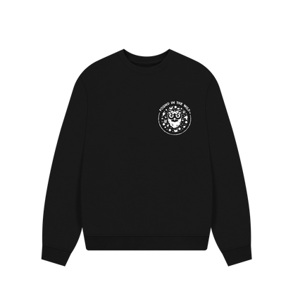 Black Printed Sweater