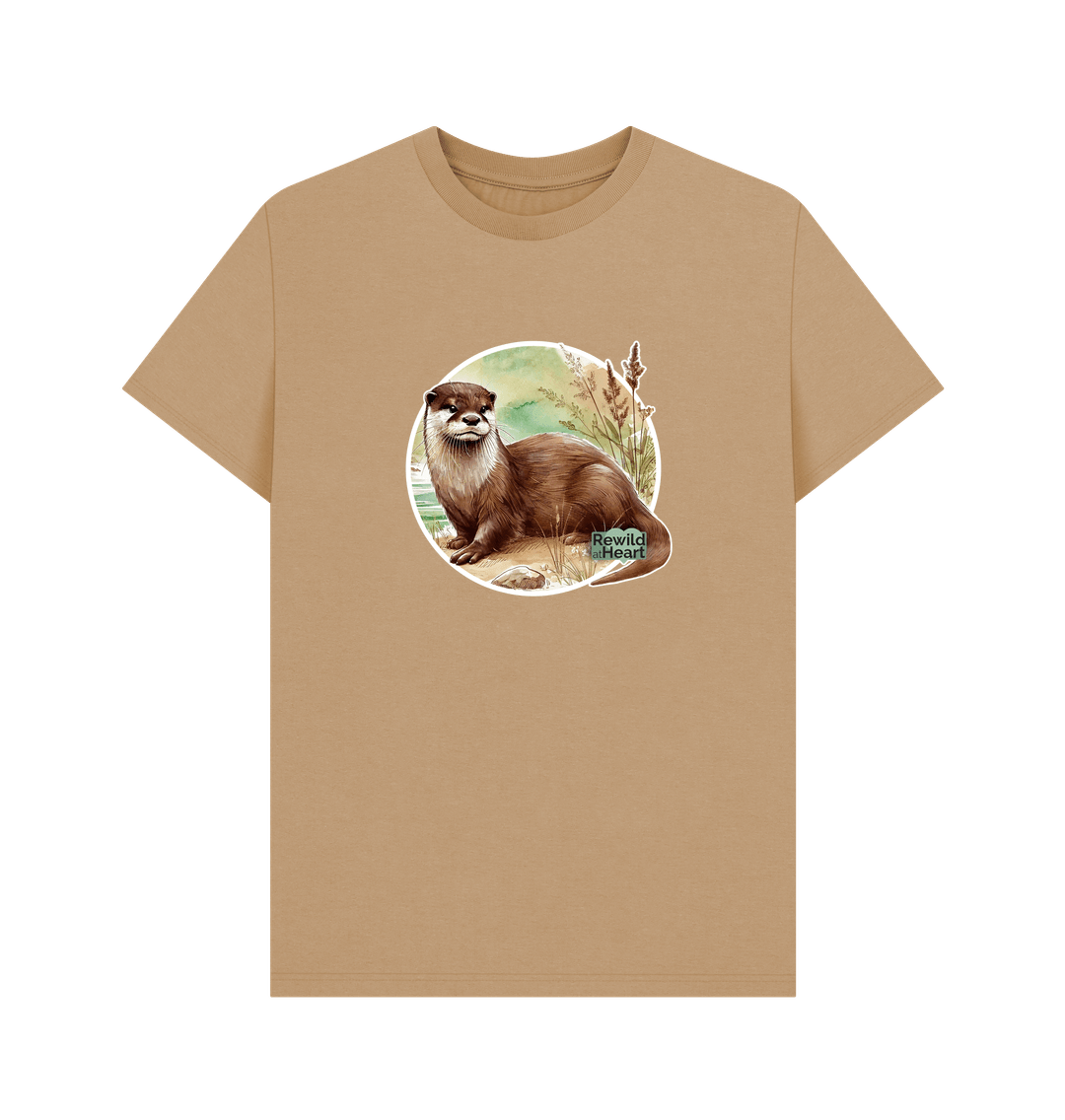 Sand Riverside Otter Men's T-Shirt