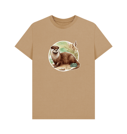 Sand Riverside Otter Men's T-Shirt