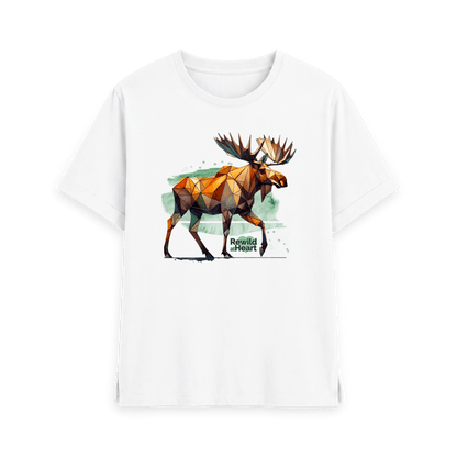 White Printed T-shirt Front
