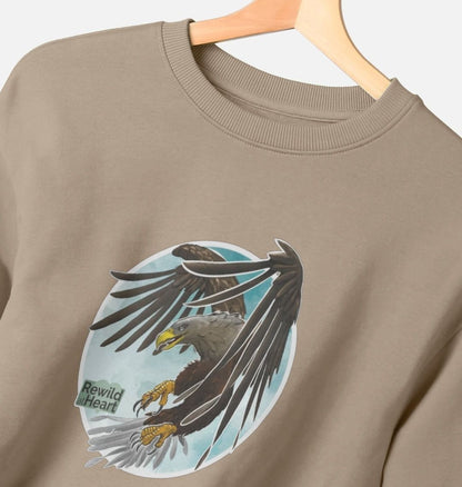 White-Tailed Eagle Flight Women's Oversized Jumper