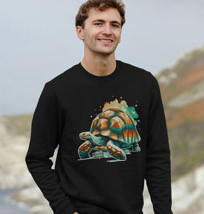 Giant Tortoise Wildflower Men's Sweater