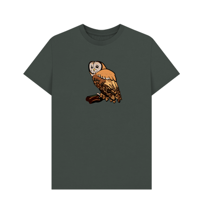 Dark Grey Printed T-shirt Front
