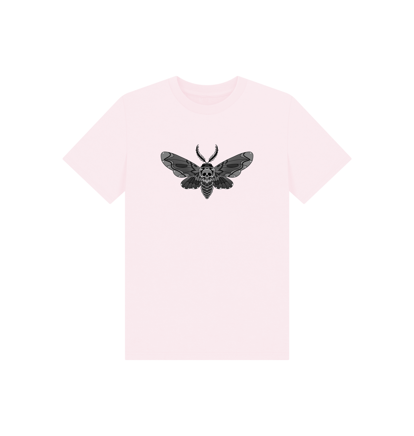 Pink Printed Kids T-Shirt Front