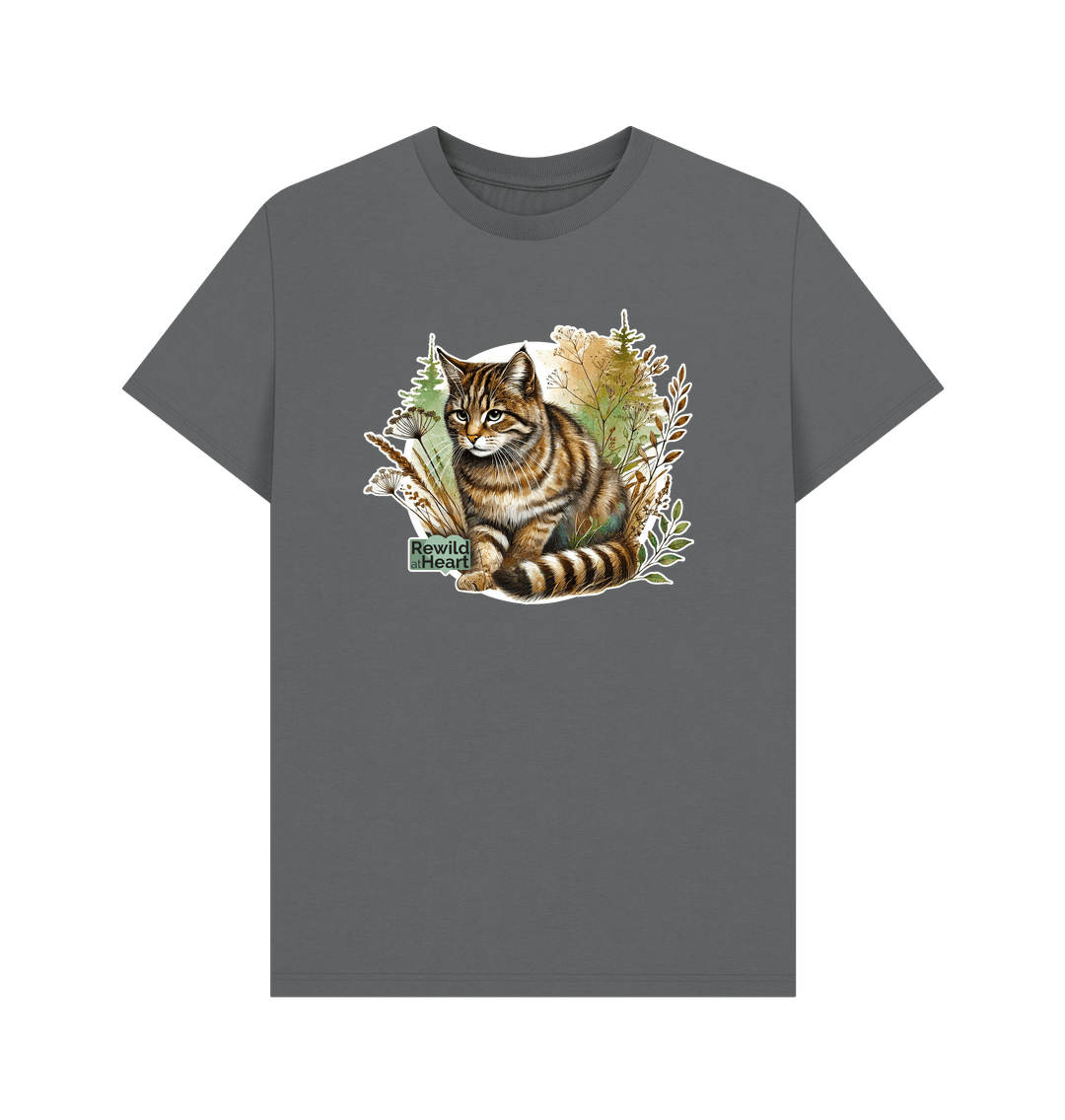 Slate Grey Wildcat Wilderness Men's T-Shirt