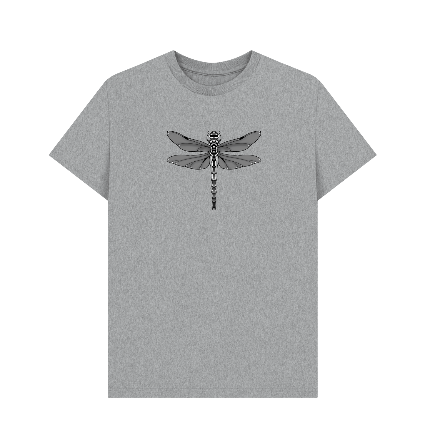 Athletic Grey Printed T-shirt Front