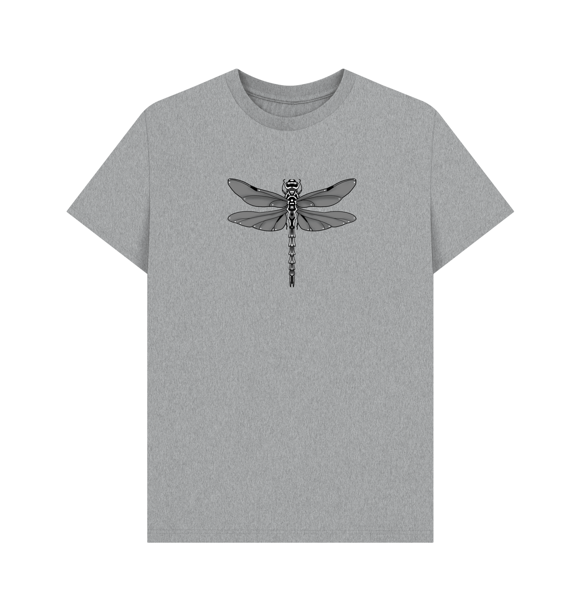 Athletic Grey Printed T-shirt Front