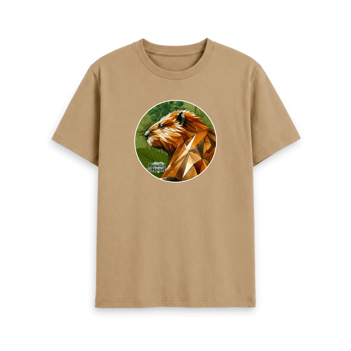 Sand Printed T-shirt Front