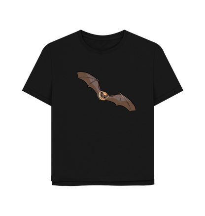 Black Printed T-shirt Front