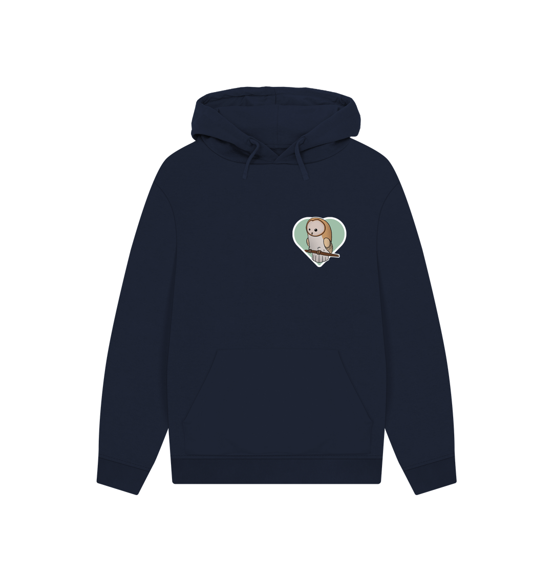 Navy Printed Hoody