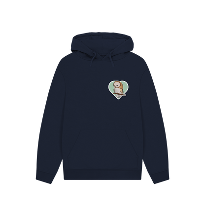 Navy Printed Hoody