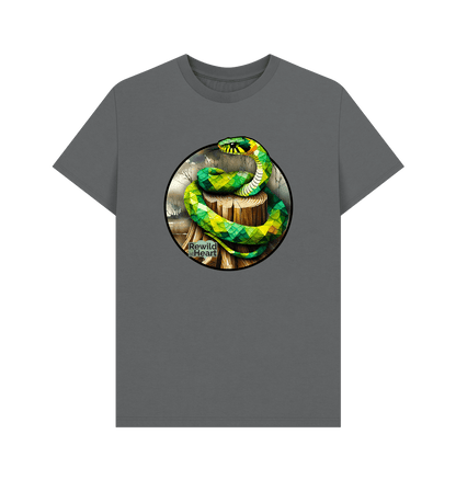 Slate Grey Grass Snake Marsh Men's T-Shirt