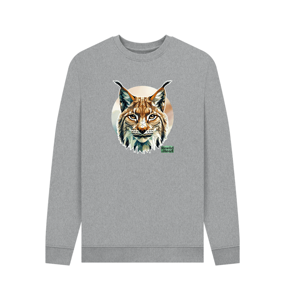 Light Heather Printed Sweater Front
