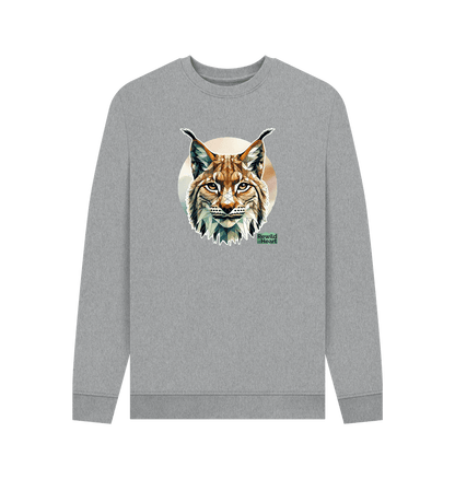 Light Heather Printed Sweater Front