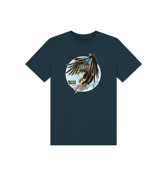 Denim Blue Printed Kids T-Shirt