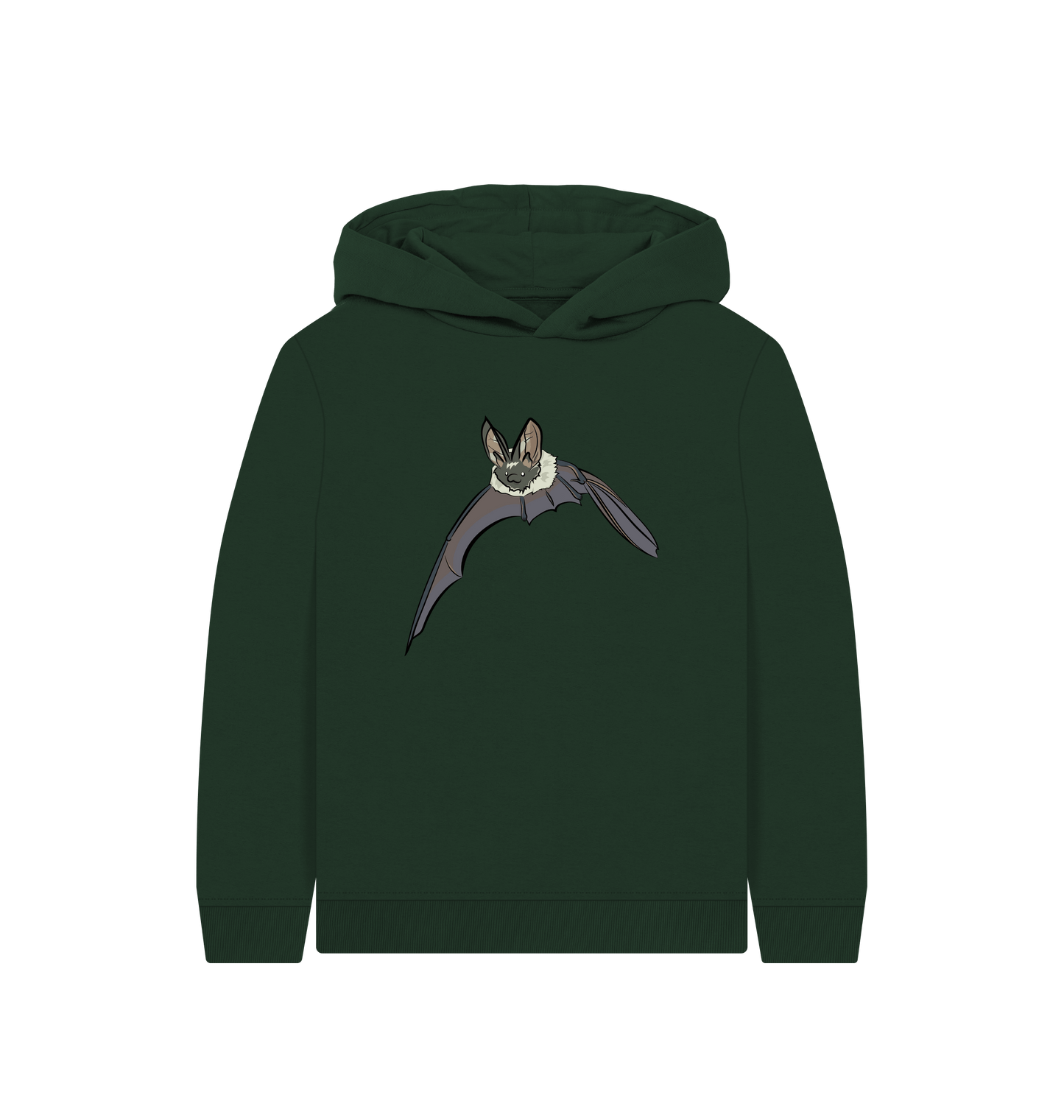 Evergreen Printed Kids Hoodie Front