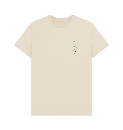 Oat Starry Snake Accent Pocket Men's T-Shirt