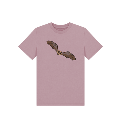Mauve Printed Kids T-Shirt Front