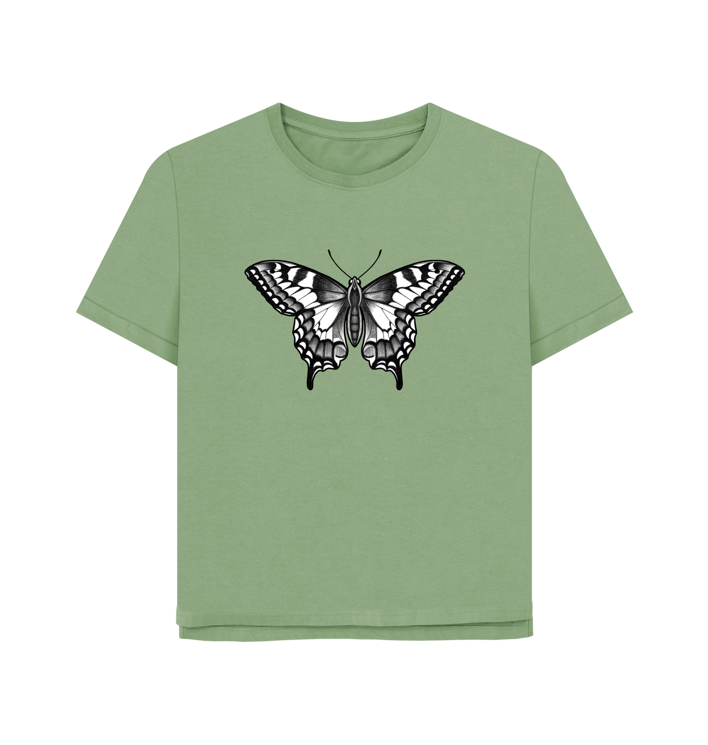 Sage Printed T-shirt Front