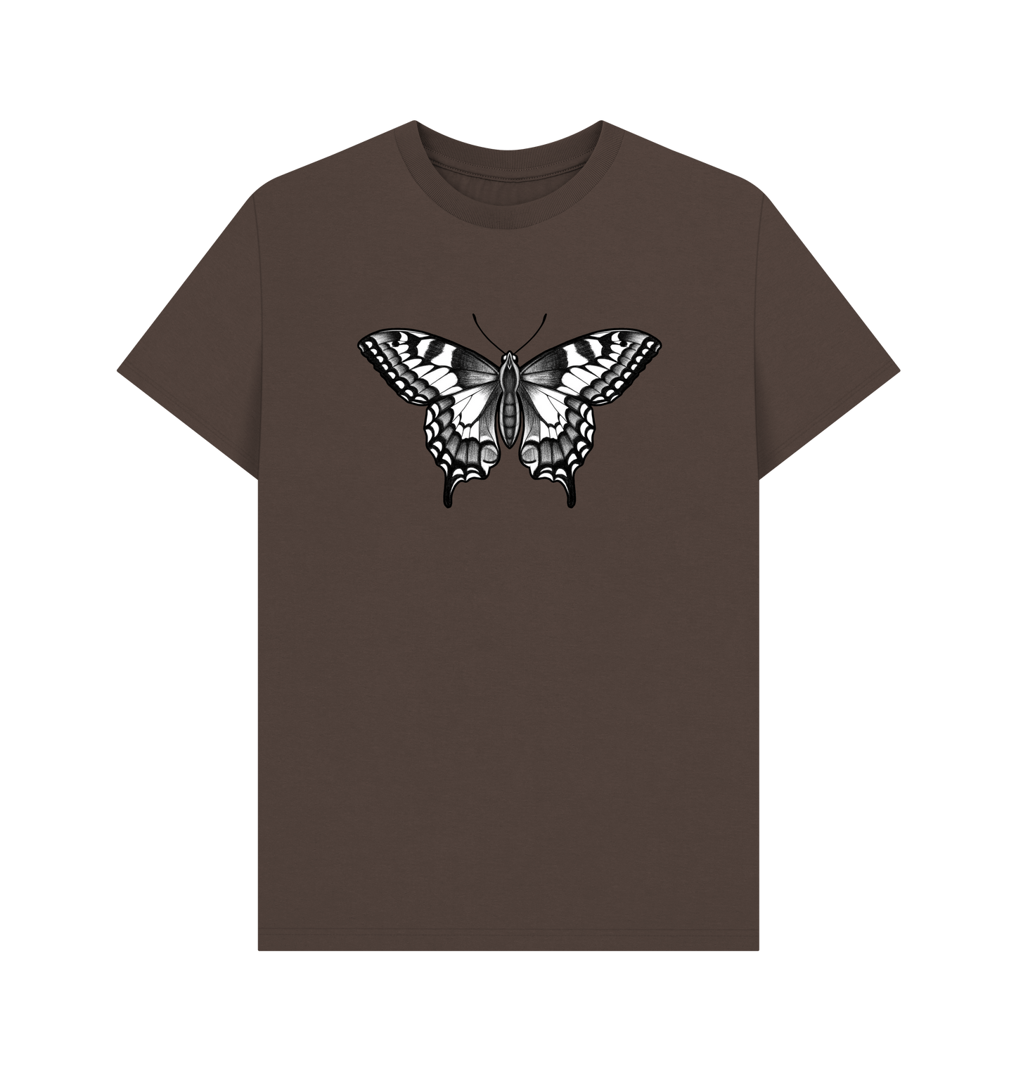 Chocolate Printed T-shirt Front