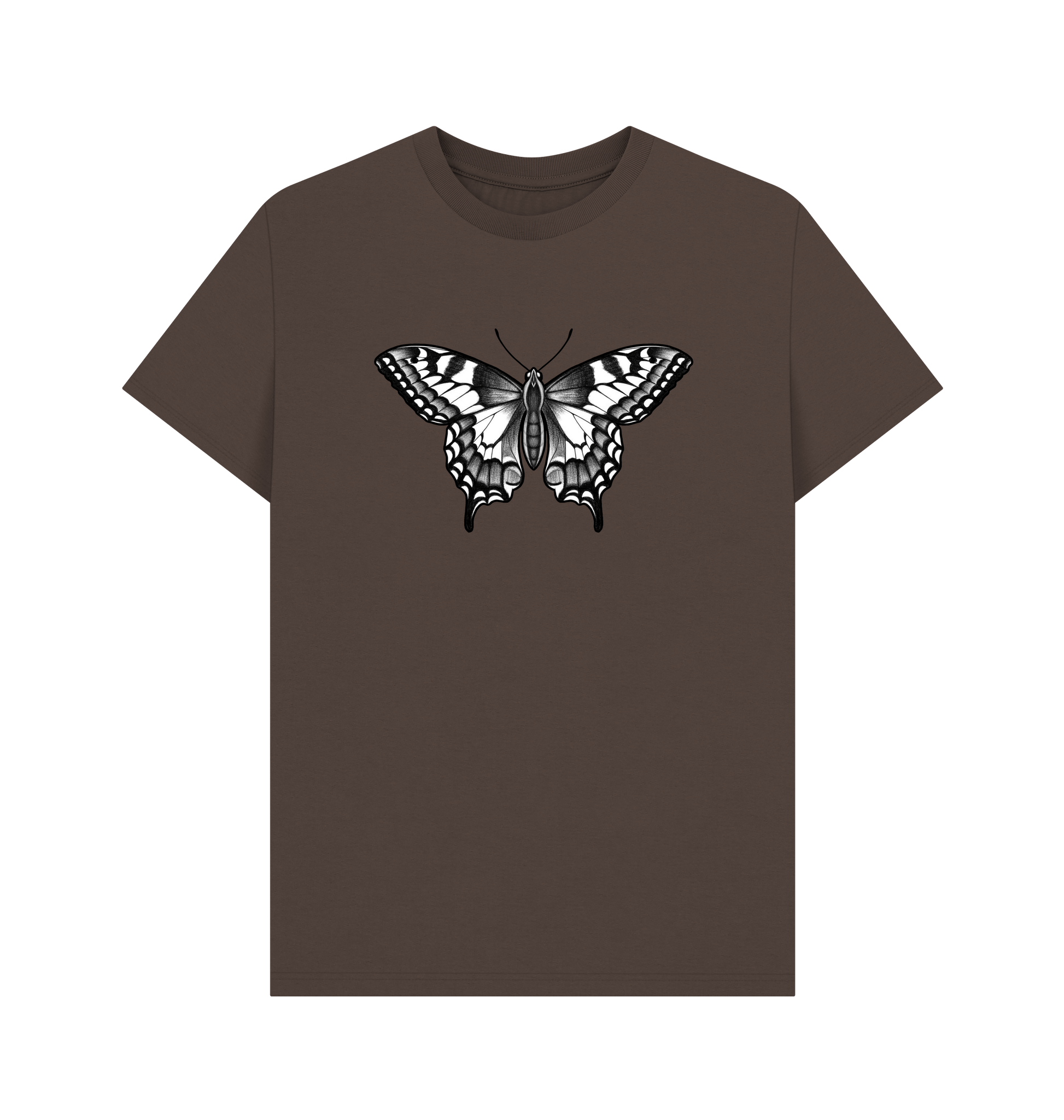 Chocolate Printed T-shirt Front