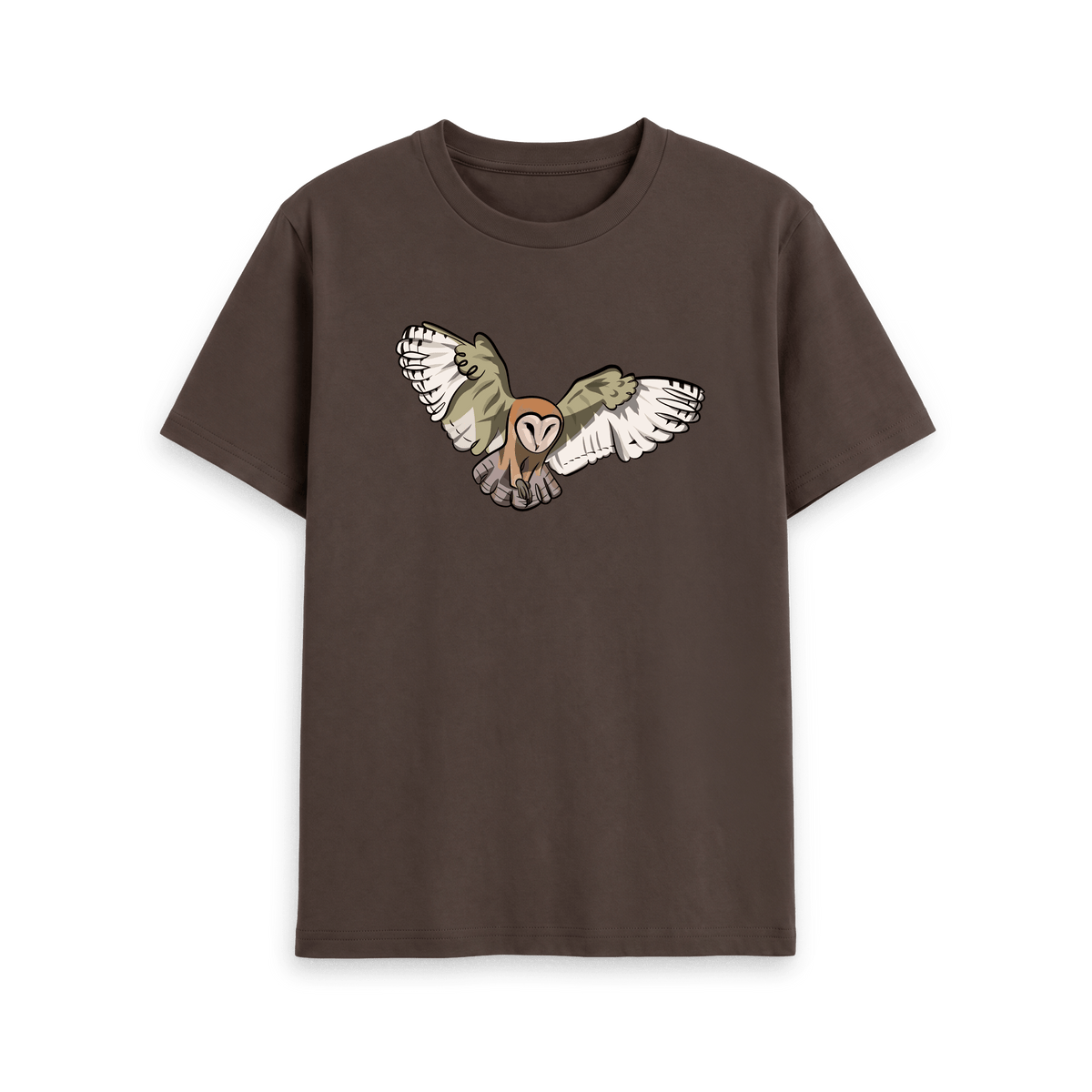Chocolate Printed T-shirt Front