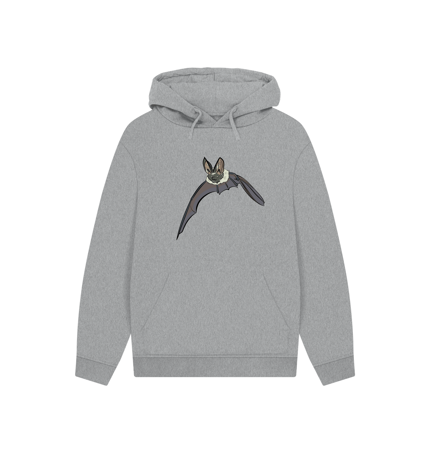 Athletic Grey Printed Hoody Front