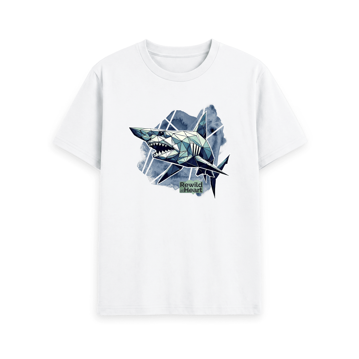 White Printed T-shirt Front