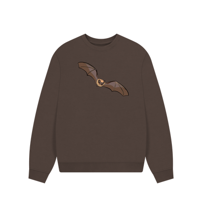 Chocolate Printed Sweater Front