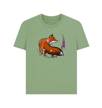 Sage Printed T-shirt Front