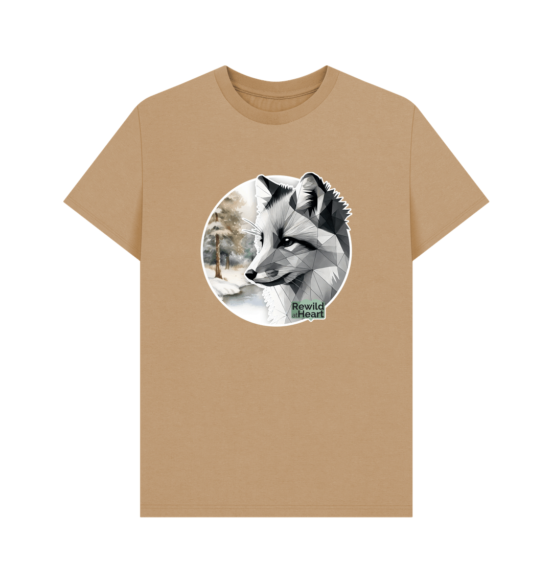 Sand Silent Arctic Fox Men's T-Shirt