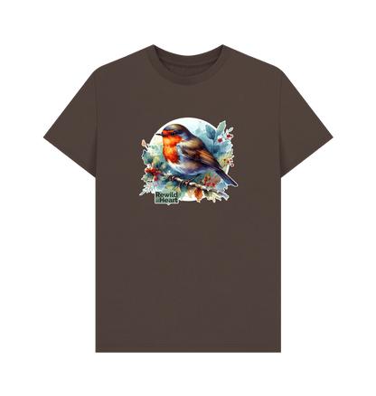 Chocolate Robin Redbreast Men's T-Shirt