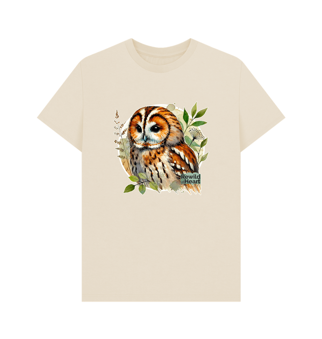 Oat Tawny Owl Forest Men's T-Shirt